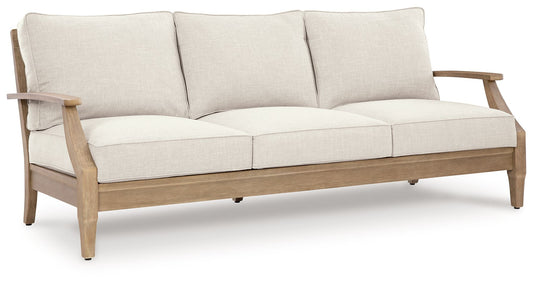 Carter Hall - Beige - Sofa With Cushion - Hornell Furniture Outlet