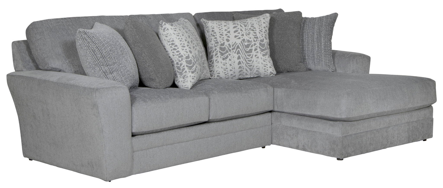 Glacier - Sectional With Included Accent Pillows - Hornell Furniture Outlet