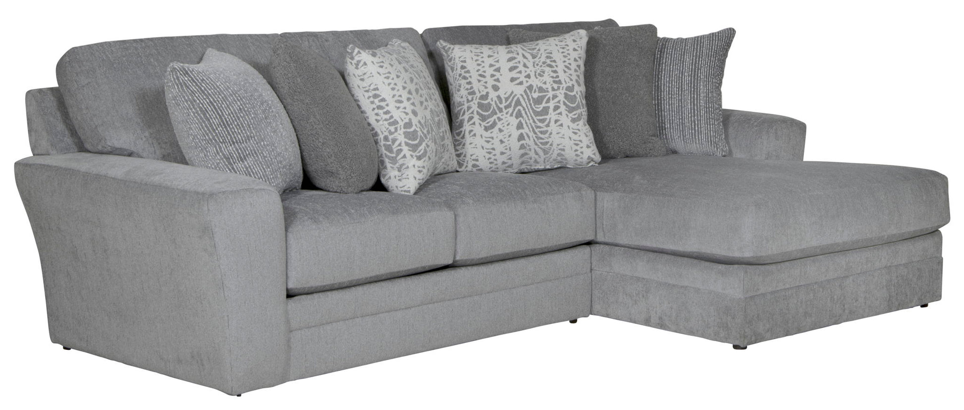 Glacier - Sectional With Included Accent Pillows - Hornell Furniture Outlet