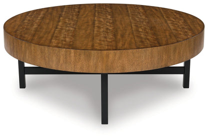 Steenlage - Brown / Black - Occasional Table Set (Set of 2) - Hornell Furniture Outlet
