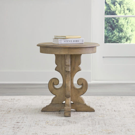 Magnolia Manor - Round End Table - Hornell Furniture Outlet