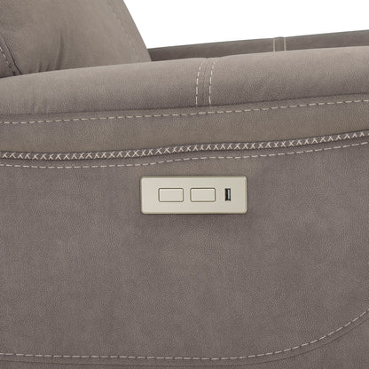 Surrey - Power Recliner - Gray - Hornell Furniture Outlet