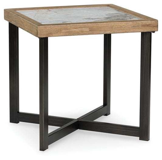 Montia - Multi - Square End Table - Hornell Furniture Outlet