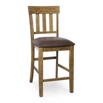 Urbinforte - Light Brown - Upholstered Barstool (Set of 2) - Hornell Furniture Outlet