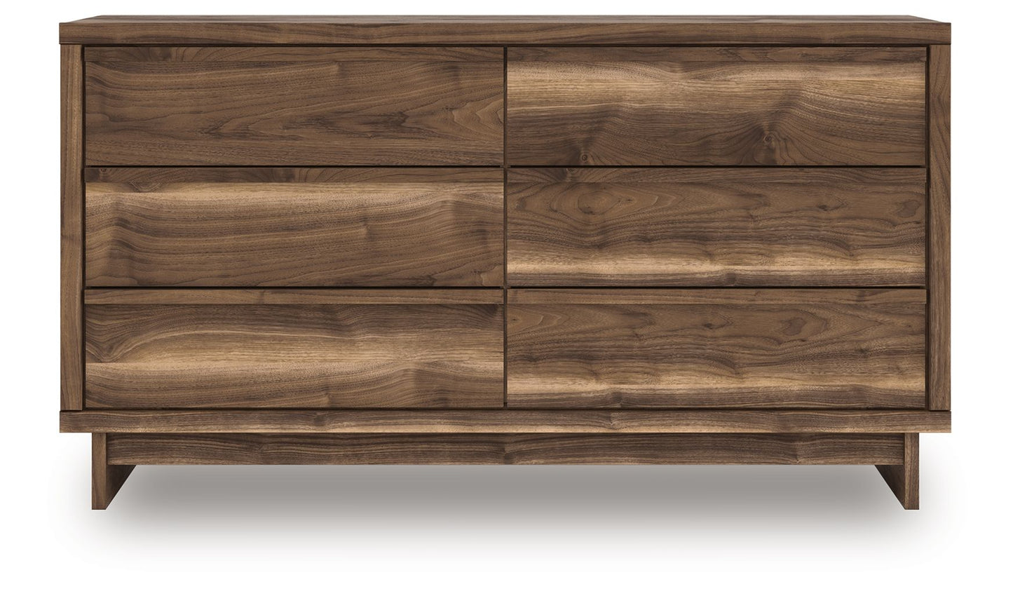 Chirason - Brown - Six Drawer Dresser - Hornell Furniture Outlet