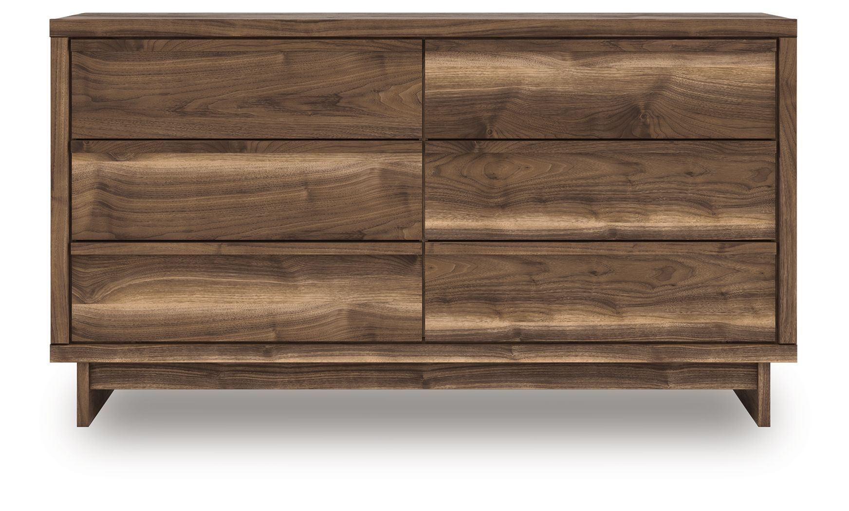 Chirason - Brown - Six Drawer Dresser - Hornell Furniture Outlet