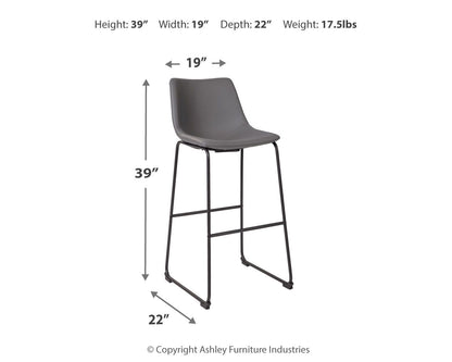 Centiar - Upholstered Barstool (Set of 2) - Hornell Furniture Outlet