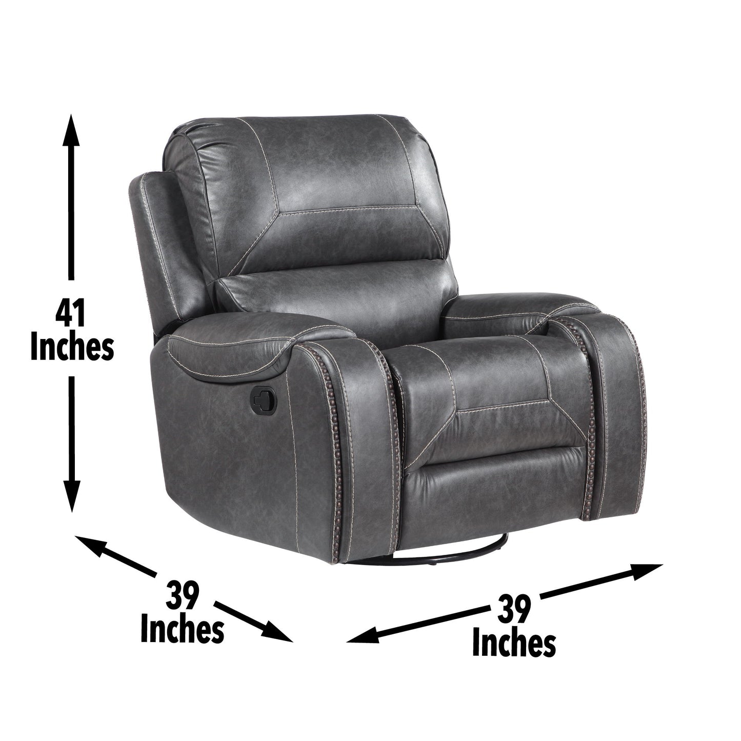 Keily - Swivel Recliner - Hornell Furniture Outlet