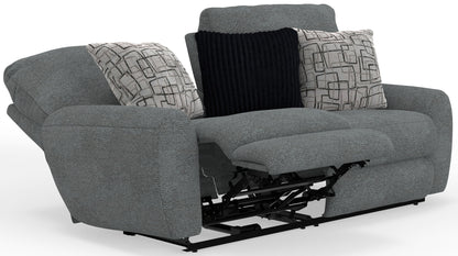 Maxwell - Power Deep Seat Reclining Loveseat - Hornell Furniture Outlet