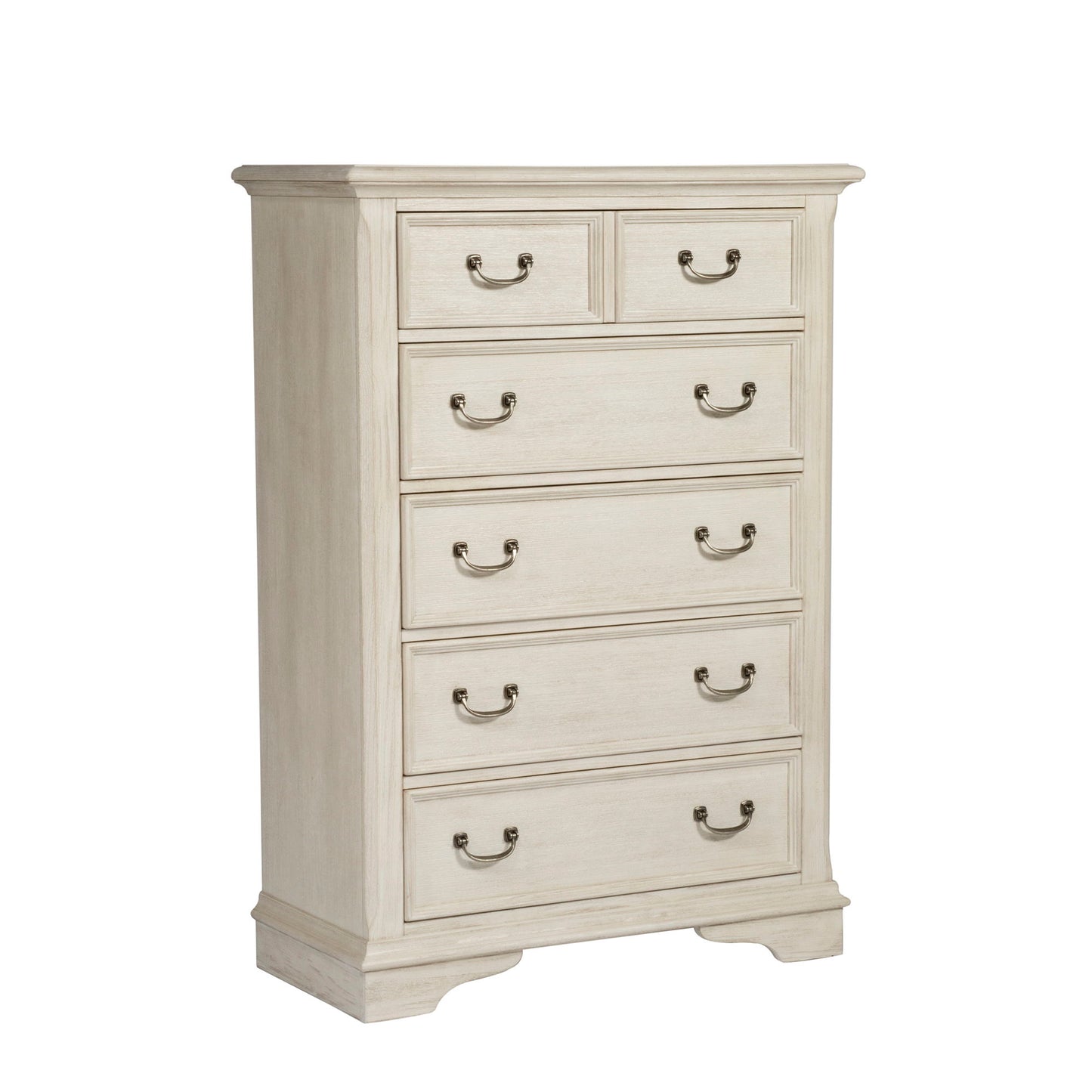 Bayside - 5 Drawer Chest - White - Hornell Furniture Outlet