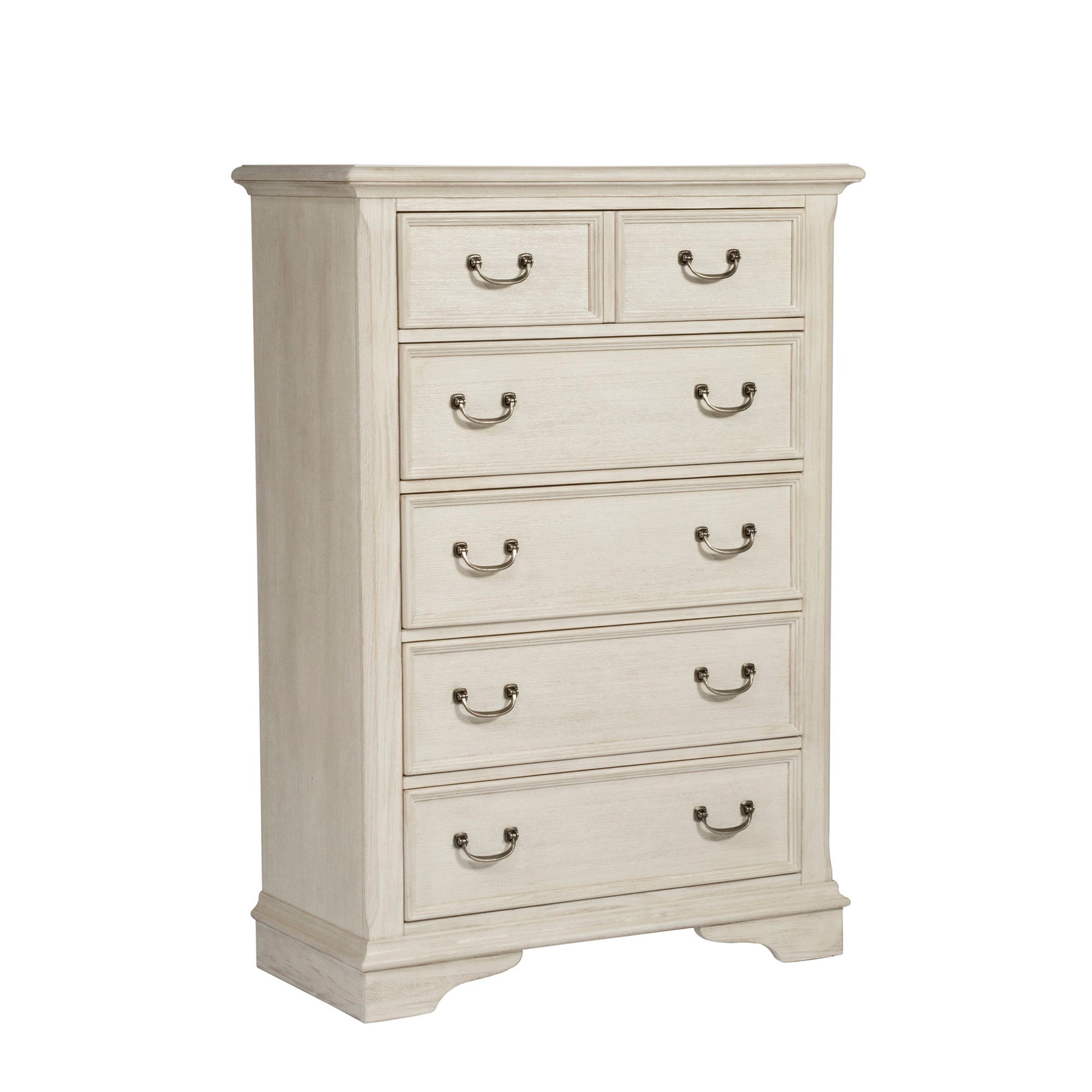 Bayside - 5 Drawer Chest - White - Hornell Furniture Outlet