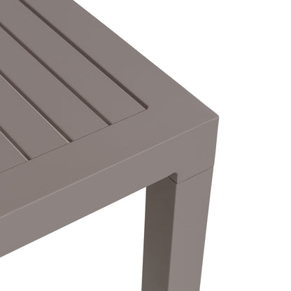 Plantation Key - Outdoor Rectangular Leg Table - Granite - Hornell Furniture Outlet