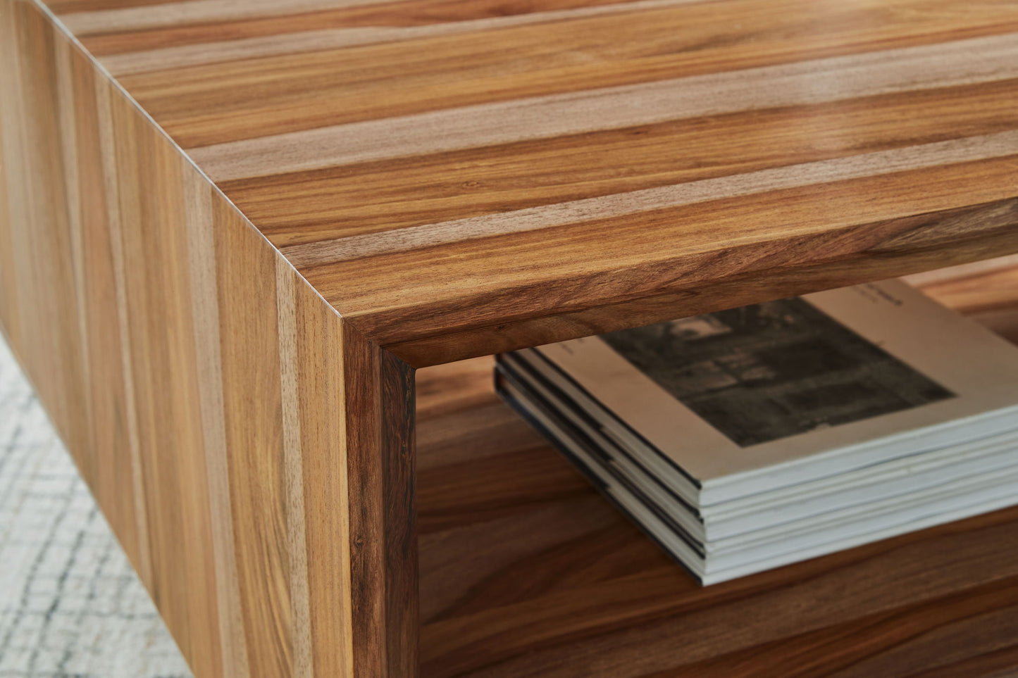 Dressonni - Brown - Rectangular Cocktail Table - Hornell Furniture Outlet