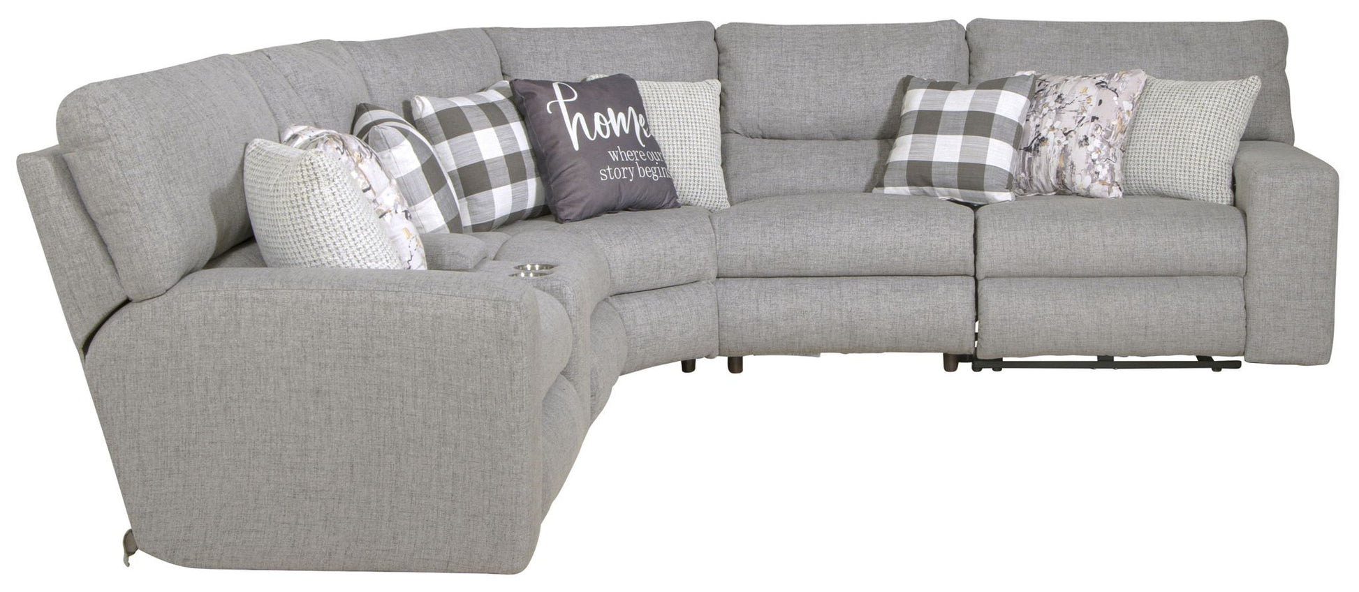 Rockport - Reclining Sectional - Hornell Furniture Outlet