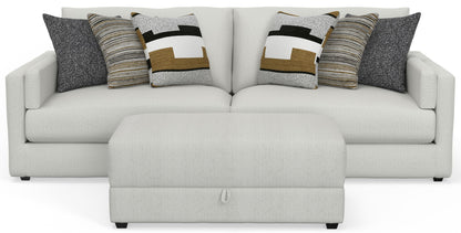 Trevor - Extra Deep Oversized Sofa With Included Storage Cocktail Ottoman - Hornell Furniture Outlet