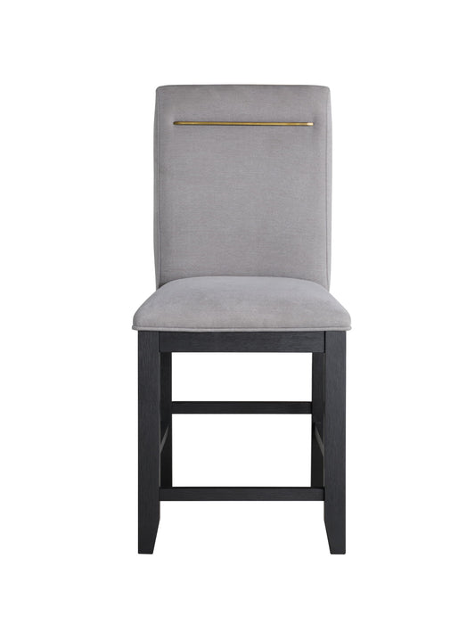 Yves - Counter Chair (Set of 2) - Gray - Hornell Furniture Outlet