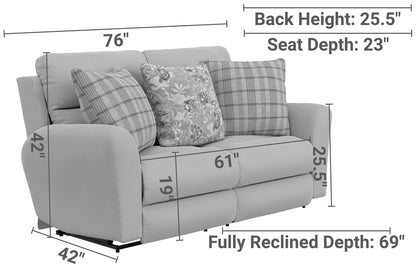 Chappy - Lay Flat Reclining Loveseat - Hornell Furniture Outlet