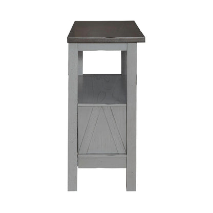 Newport - Server - Gray - Hornell Furniture Outlet