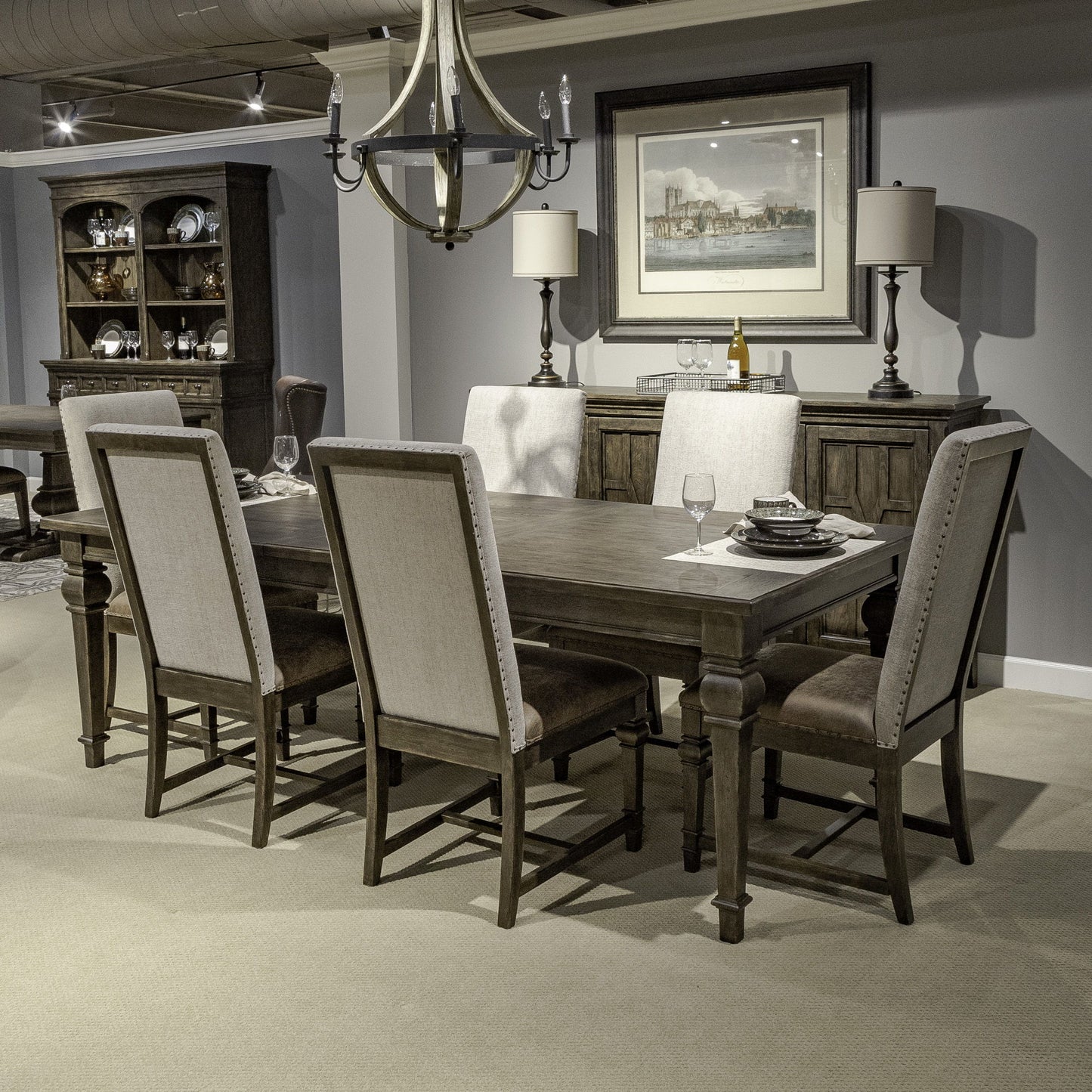 Paradise Valley - Opt Rectangular Table Set - Hornell Furniture Outlet