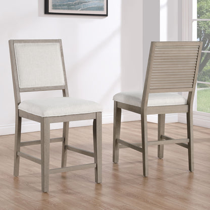 Lily - Counter Chair (Set of 2) - Gray - Hornell Furniture Outlet