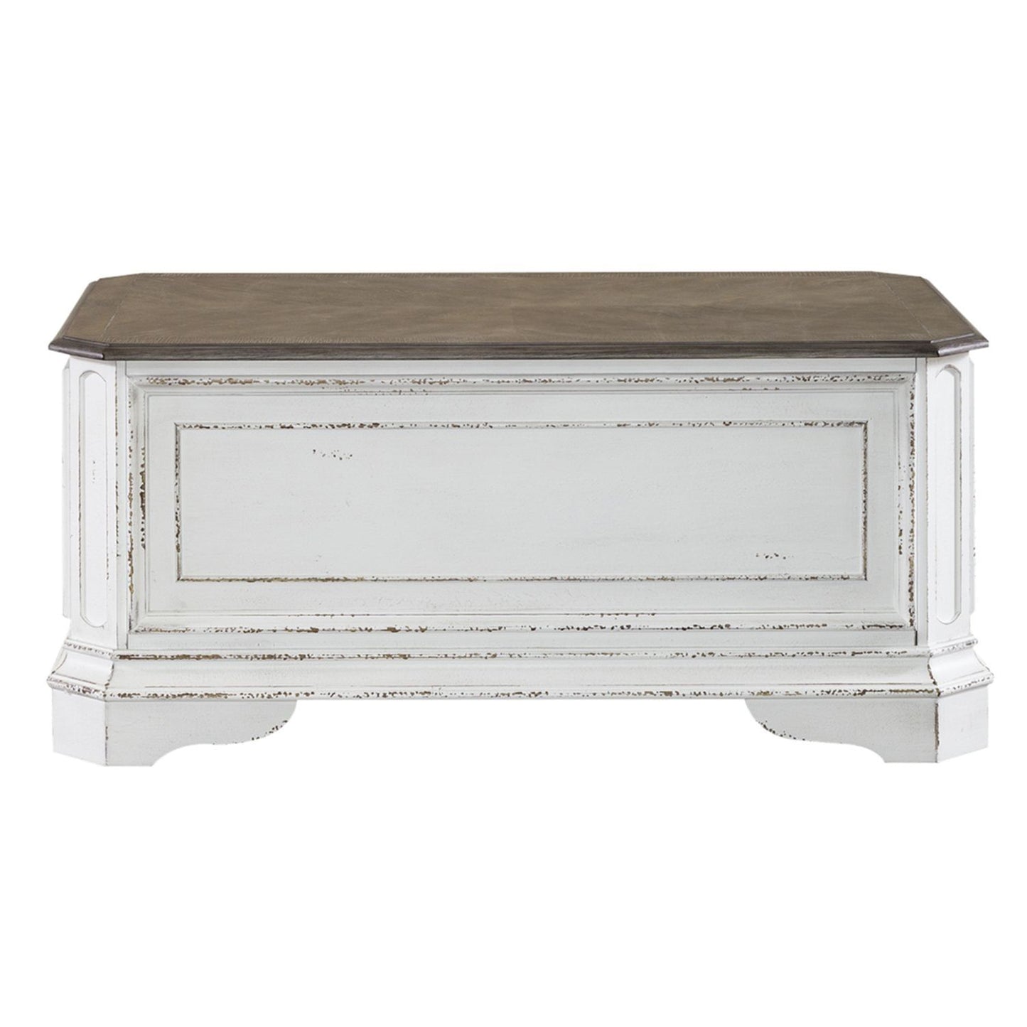 Magnolia Manor - Storage Trunk - White - Hornell Furniture Outlet