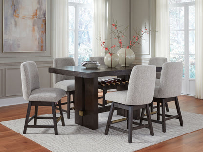Burkhaus - Rectangular Counter Table Set - Hornell Furniture Outlet