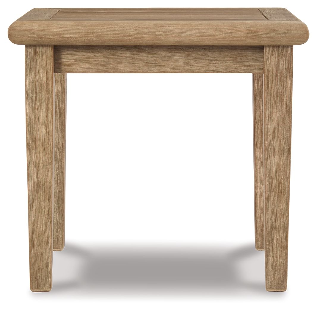 Gerianne - Square End Table - Brown - Hornell Furniture Outlet
