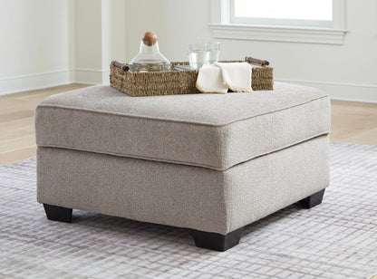 Claireah - Umber - Ottoman With Storage - Hornell Furniture Outlet