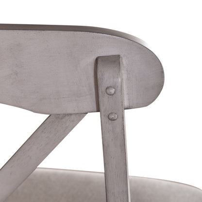 Ocean Isle - Upholstered X Back Counter Chair - Hornell Furniture Outlet