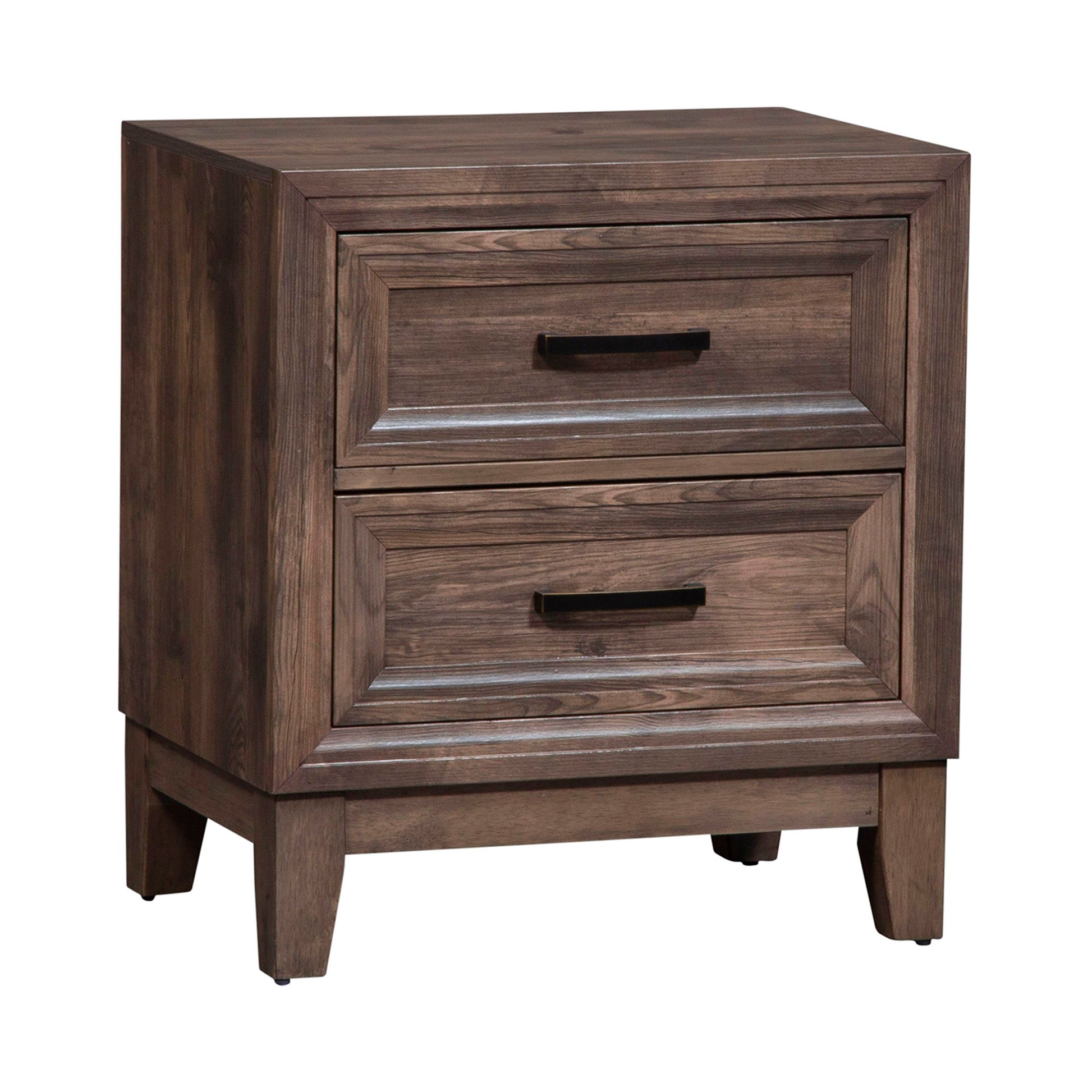 Ridgecrest - 2 Drawer Nightstand - Light Brown - Hornell Furniture Outlet