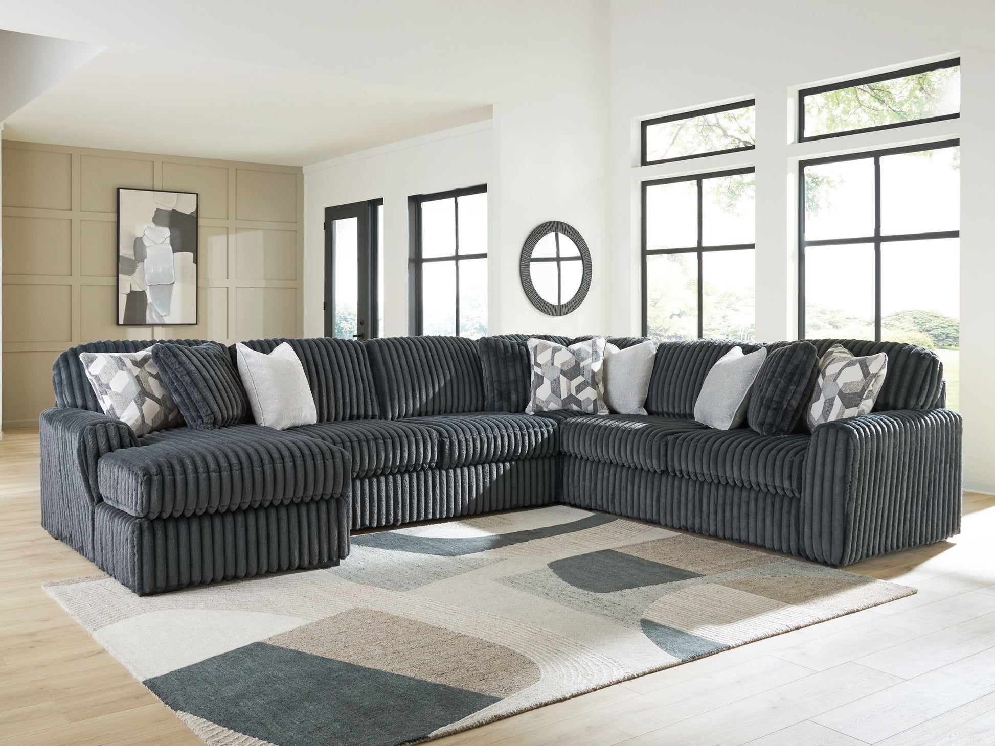 Midnight - Madness - Sectional - Hornell Furniture Outlet