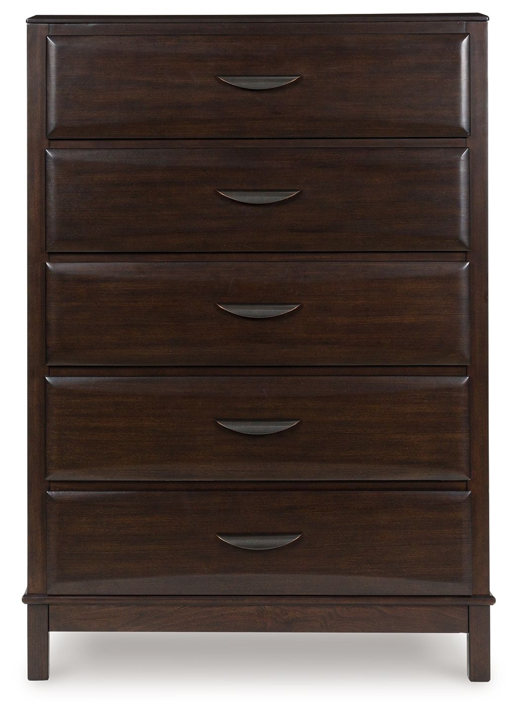 Vanmore - Dark Brown - Five Drawer Chest - Hornell Furniture Outlet