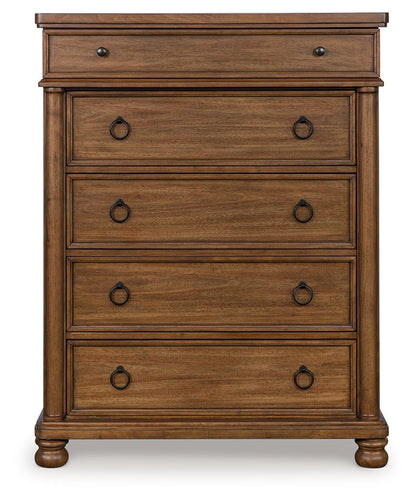 Rowlenstown - Five Drawer Chest - Hornell Furniture Outlet