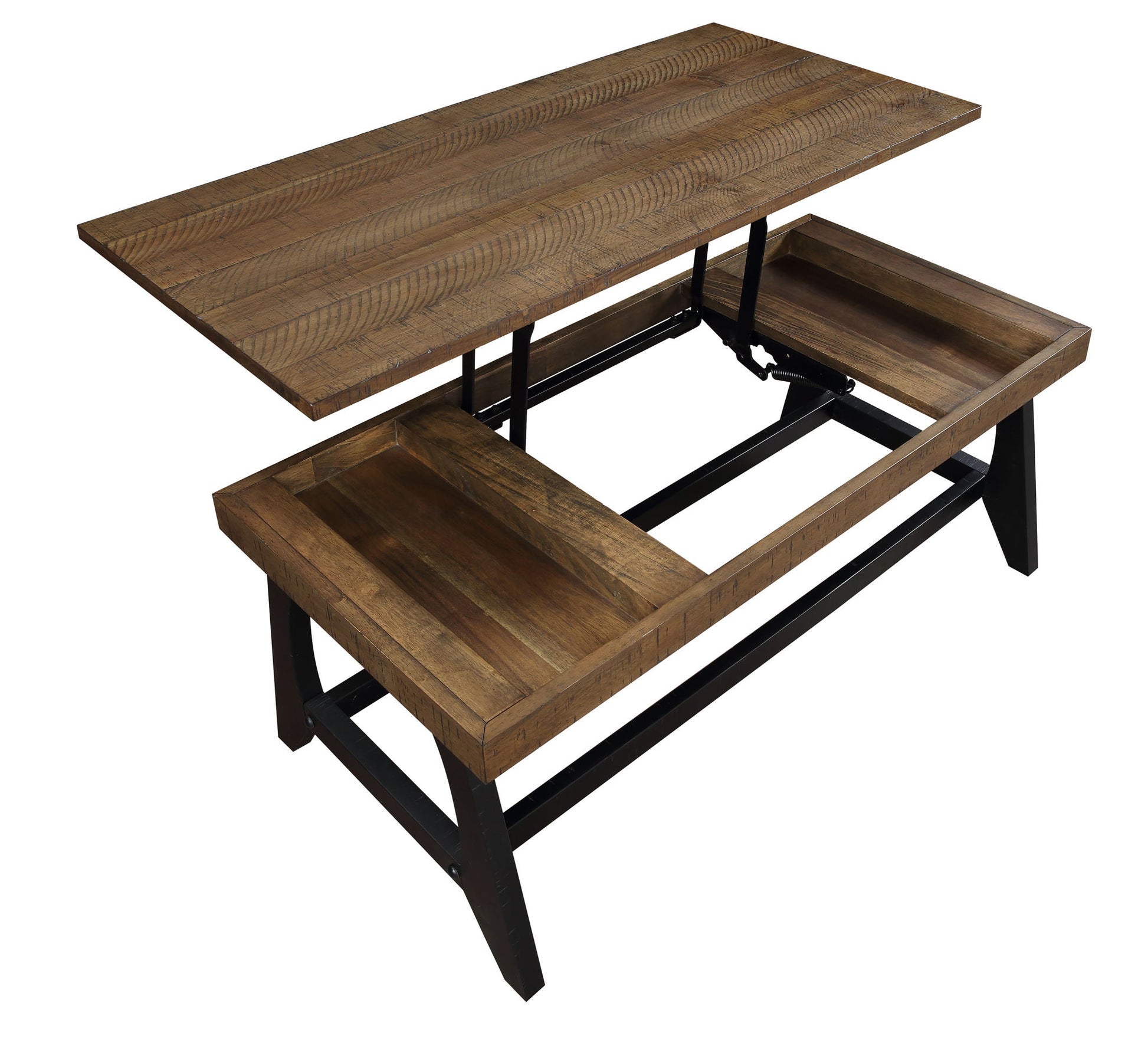 Ralston - Lift - Top Coffee Table - Brown - Hornell Furniture Outlet