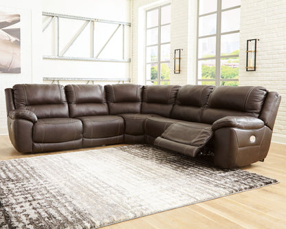 Dunleith - Power Reclining Sectional - Hornell Furniture Outlet