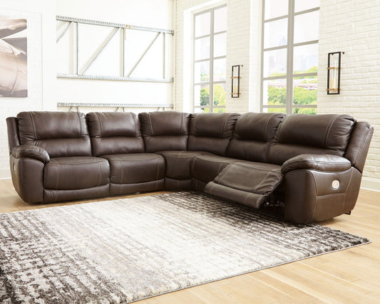 Dunleith - Power Reclining Sectional - Hornell Furniture Outlet