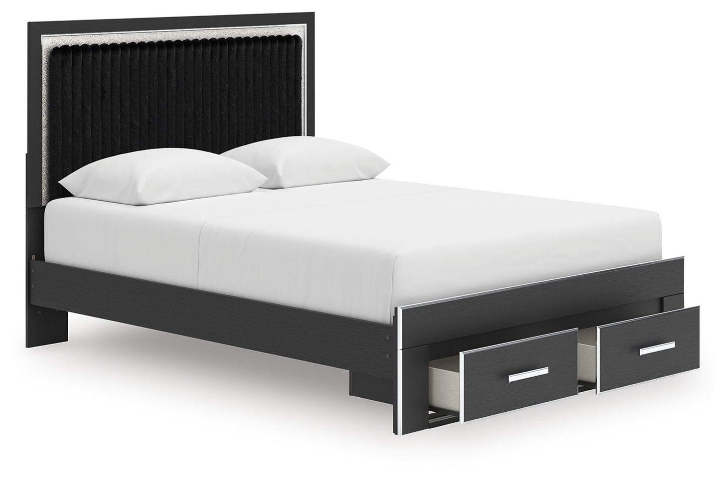 Zuraleus - Upholstered Panel Platform Storage Bed - Hornell Furniture Outlet
