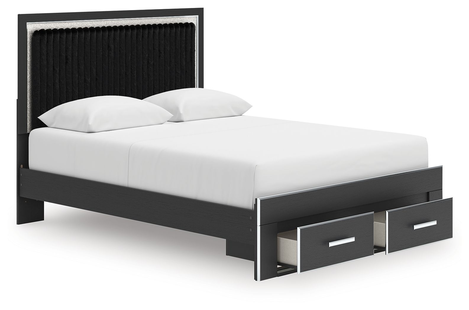 Zuraleus - Upholstered Panel Platform Storage Bed - Hornell Furniture Outlet