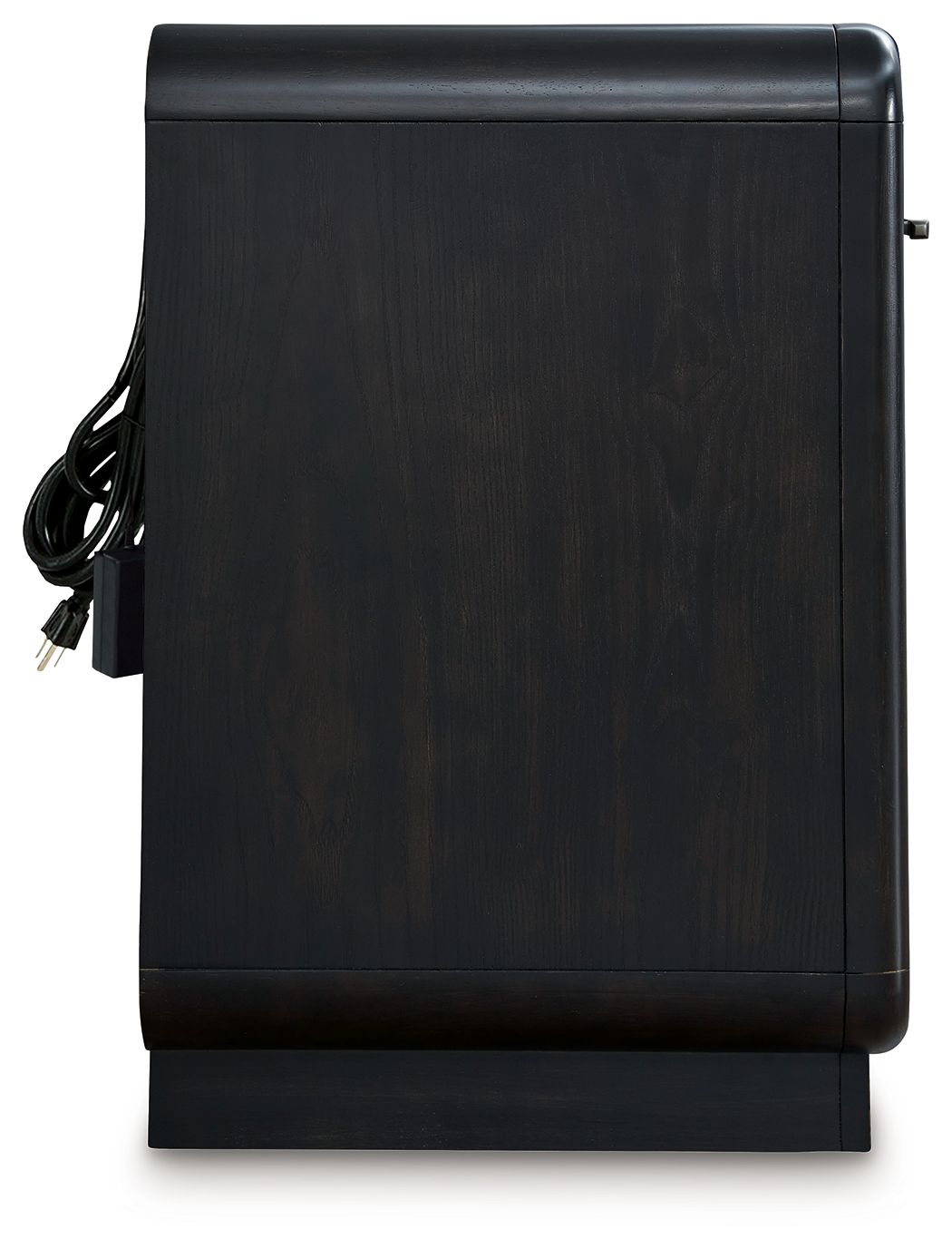 Rowanbeck - Black - One Drawer Night Stand - Hornell Furniture Outlet