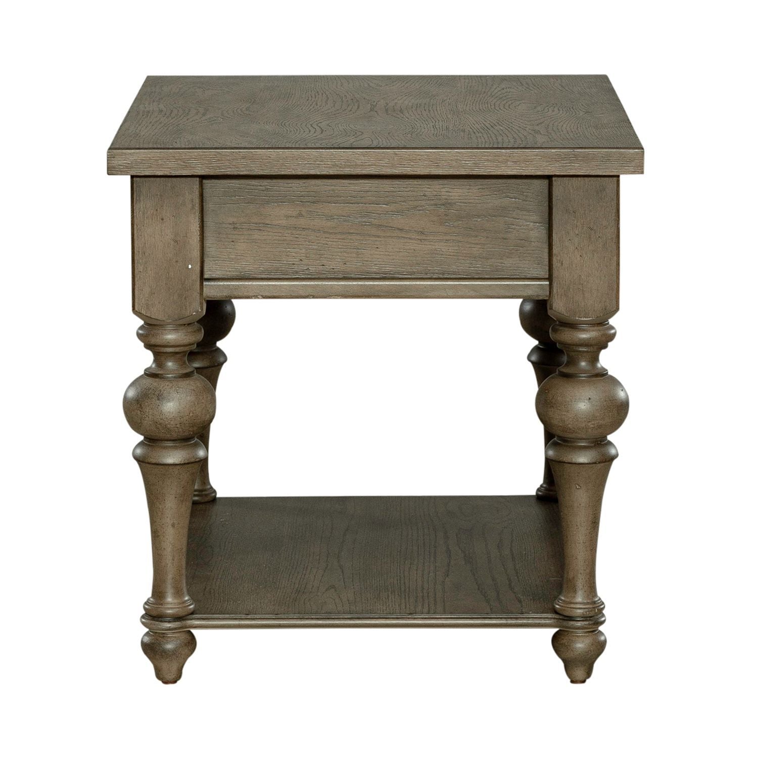 Americana Farmhouse - Drawer End Table - Light Brown - Hornell Furniture Outlet