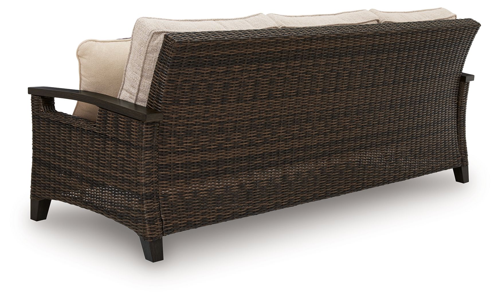 Monterey Point - Sofa With Cushion - Dark Brown - Hornell Furniture Outlet
