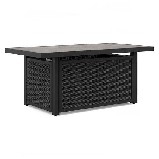 Beachcroft - Rectangular Fire Pit Table - Hornell Furniture Outlet