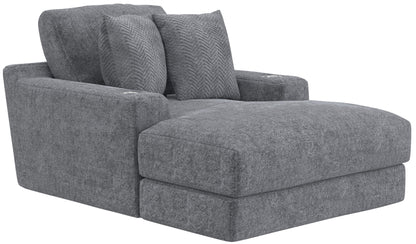 Cozy - Chaise With USB - Hornell Furniture Outlet