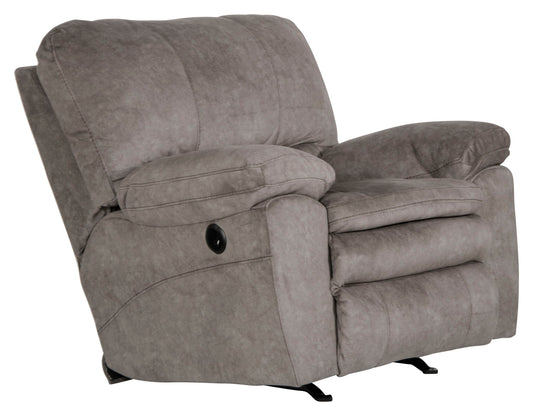 Reyes - Power Lay Flat Recliner - Hornell Furniture Outlet