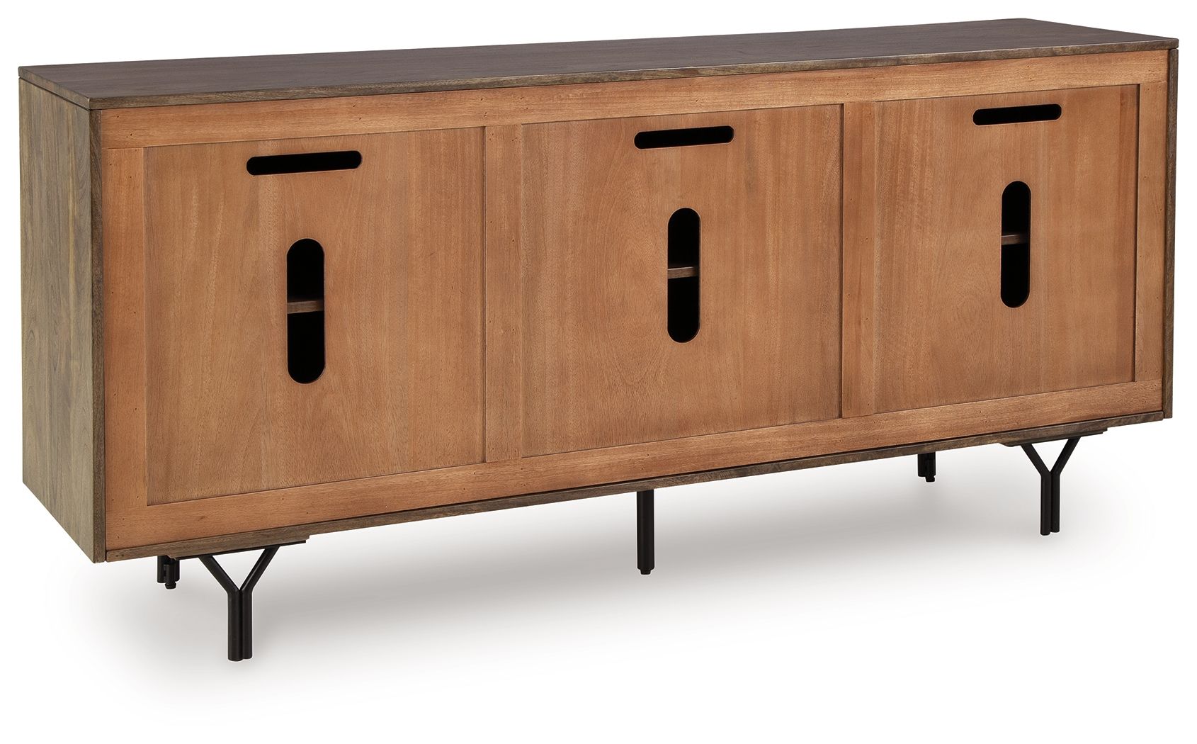 Lavinmont - Multi Brown - Accent Cabinet - Hornell Furniture Outlet