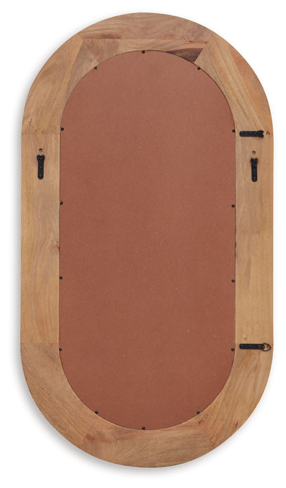 Daverly - Brown - Accent Mirror - Hornell Furniture Outlet