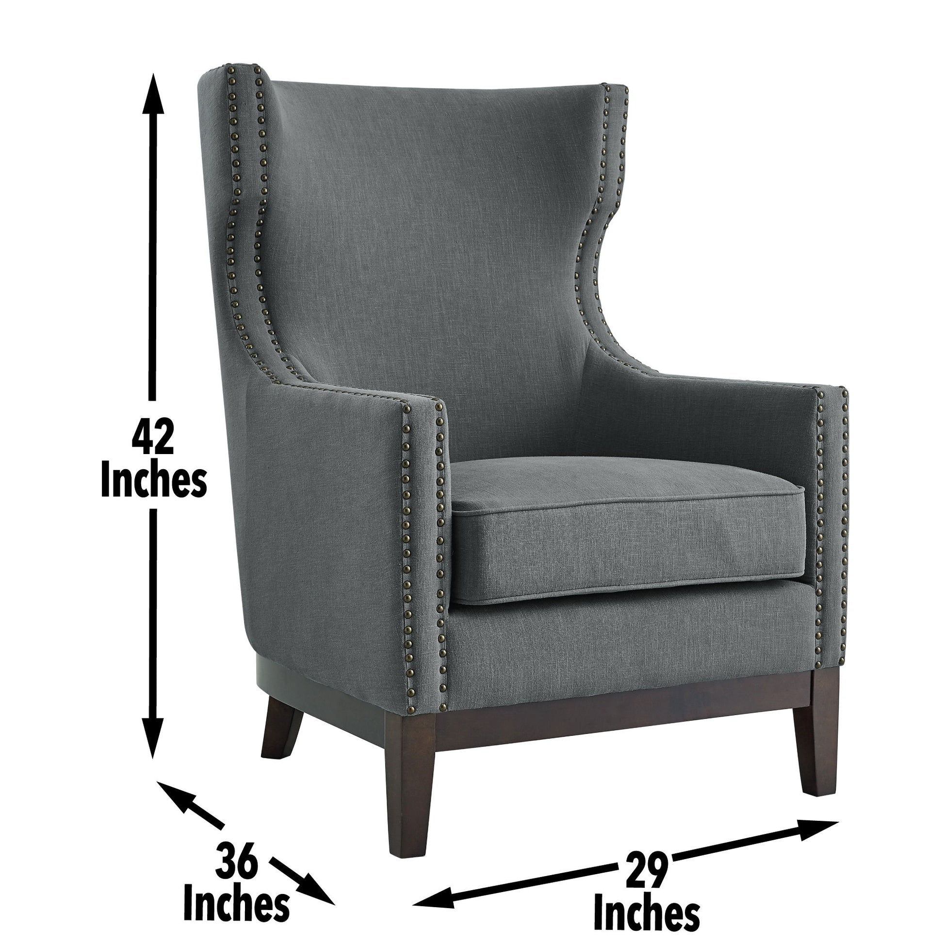 Roswell - Wingback Chair - Hornell Furniture Outlet