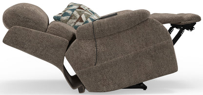Joya - Power Lay Zero Gravity Recliner With Power Adjustable Headrest And CR3 Heat/Massage/Lumbar/ZG - Mushroom - Hornell Furniture Outlet