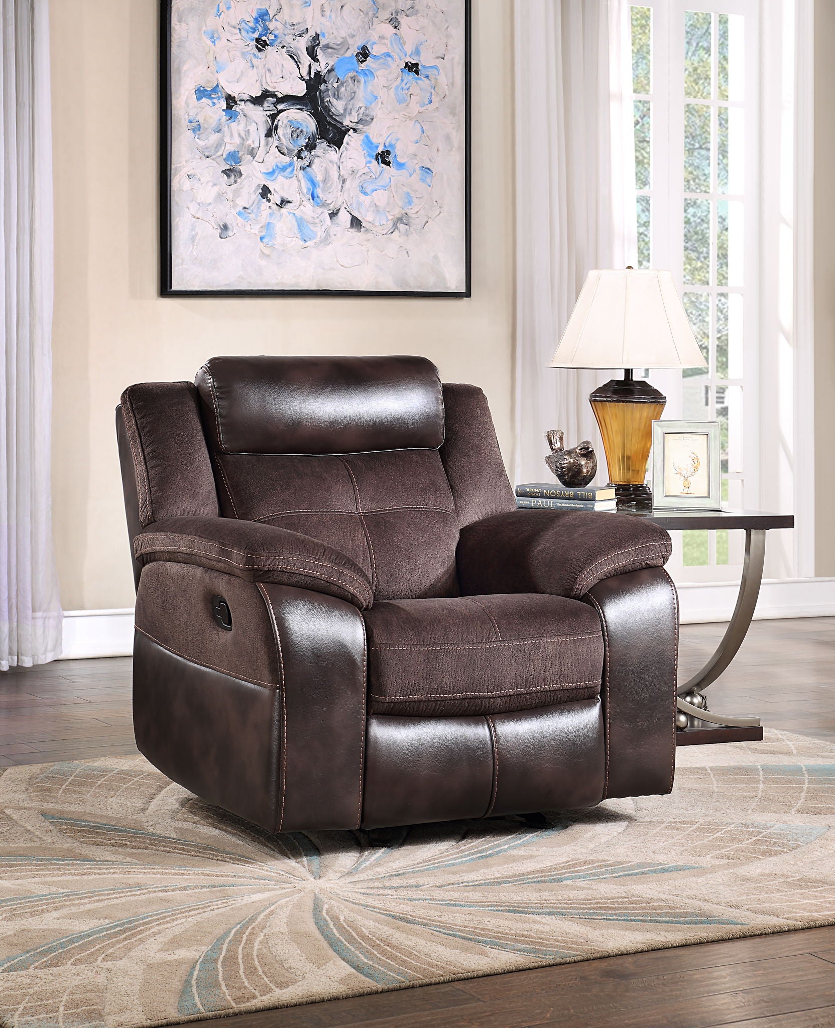 Pueblo - Reclining Chair - Coffee - Hornell Furniture Outlet