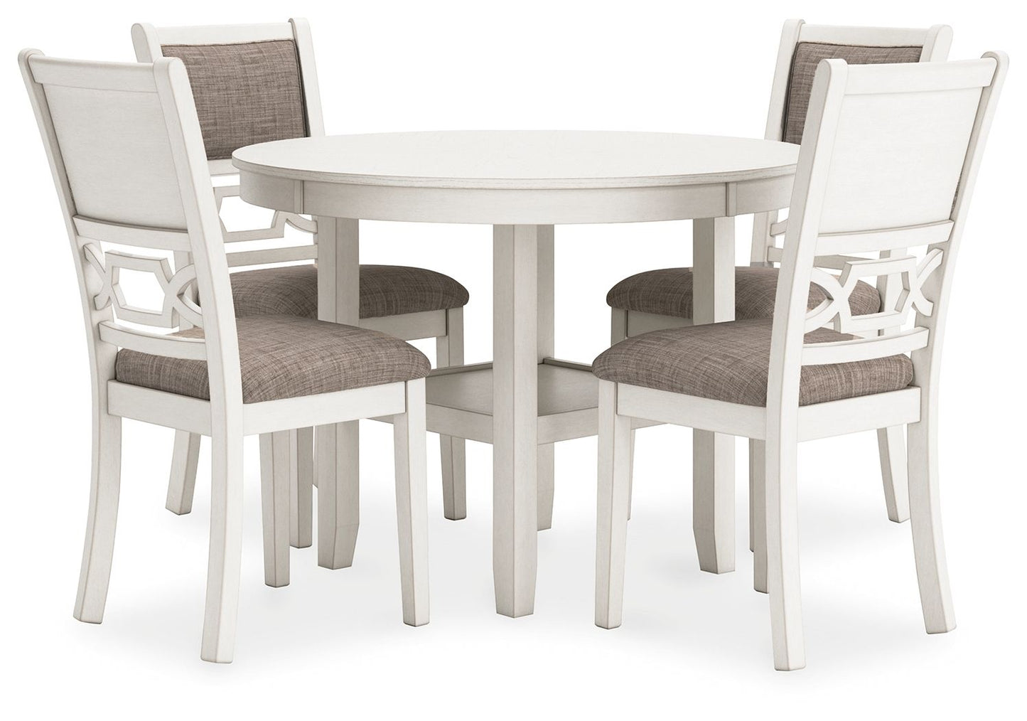 Erinberg - Antique White - Dining Room Table Set (Set of 5) - Hornell Furniture Outlet